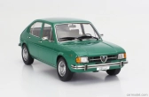 Alfa romeo Alfasud 1.3 1972 v mierke 1:18 zelená