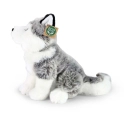 Rappa Plyšový pes husky sedící 30 cm ECO-FRIENDLY