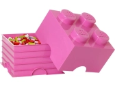 LEGO úložný box 250x250x180mm – tmavosivý