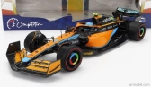 Solido Mclaren F1 Mcl36 Mercedes Team Mclaren N 4 3. Emilia Romagna Taliansko Gp 2022 Lando Norris 1:18 Oranžová svetlo modrá