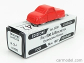 Officina-942 Fiat 500 Berlinetta Carrozzeria Vignale 1947 1:76 červená