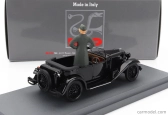 Rio-models Alfa romeo 1750 Torpedo Spider Milano 1944 With Benito Mussolini Figure 1:43 Black