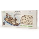 Ugears 3D dřevěné mechanické puzzle Výzkumná loď