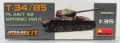 Miniart Kampfpanzer T-34/85 Military Tank Spring 1944 1:35 /