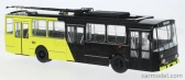 Premium classixxs Škoda 14tr Bus Filobus Trasporto Pubblico 1972 1:43 čierna žltá