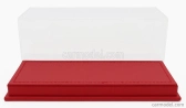 Luxbox Vetrina vitrína Base In Ecopelle Rossa - Syntetická koža Base Red - Lungh.lenght 16.5 Cm X Largh.width 7.4 Cm X Alt.height 6.6 Cm (altezza Interna Cm 5.1) 1:43 Red