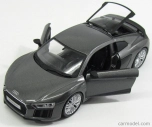 Maisto Audi R8 V10 Plus Coupe 2015 1:24 sivý metamfetamínový uhlík