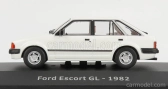 Edicola Ford england Escort Gl 1982 - Con Vetrina - With Showcase 1:43 Bílá