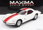 Maxima Alfa romeo Giulia Tz2 Coupe Pininfarina 1965 1:18 Biela červená