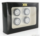Kk-scale príslušenstvo Ferrari 328gts/gtb 4x sada kolies a pneumatík 1985 1:18 čierna