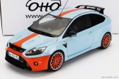 Otto-mobile Ford england Focus Rs Mkii 2010 - 24h Le Mans Tribute 1:18 Světle Modrá Oranžová