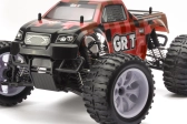 HiMOTO Monster EMXT GRIT 1:10 elektro RTR set 2,4 GHz (červené kostky) - Použitý