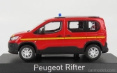 Norev Peugeot Rifter Pompiers 2019 1:43 Červeno-žltá