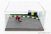 Edicola Diorama Soccorritore Stradale Pista - Fireman Race 1:43 Šedá Modrá Žlutá
