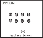 Headless Screw M3*3 (8)