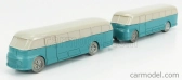 Officina-942 Fiat 666rn Bus Con Rimorchio Viberti Parigi 1946 1:76 Svetlo modrá sivá