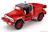 Edicola Acmat Tpk 4x4 Tanker Truck 1985 - Hasičské auto - Vigili Del Fuoco - Feuerwehr 1:43 Červená biela sivá