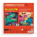 Mudpuppy Magnetické puzzle Řev dinosaurů 2x20 dílků