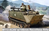 Model Kit military 3575 - M113  ACAV w/106mm RECOILLESS RIFLE (1:35)