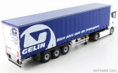 Eligor Scania S500 Truck Telonato Gelin Transports 2016 1:43 Biela Modrá