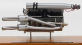 Cmc Mercedes benz Motore - Motor Mercedes 300sl 1955 - S vitrínou - Con Vetrina 1:18 Silver