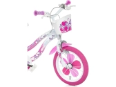 DINO Bikes - Dětské kolo 16" Flappy růžové