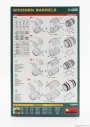 Miniart Accessories Wooden Barrels 1:148 /