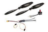 Kombinovaná sada Telemetr. regul. HOTT 35Amp SBEC + Ultra 2812-1200Kv lev. (CCW) + 2 vrtule