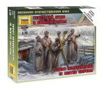 Zvezda figurky sovětské velitelství v zimních uniformách (1:72)