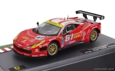 Edicola Ferrari 458 Italia Gt3 4.5l V8 Team Aim Motorsport N 61 24h Daytona 2013 Giancarlo Fisichella - Jeff Segal - Toni Vilander 1:43 Červená Bílá