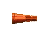 Traxxas hliníková hřídel kola oranžová (1) (pro #7750X)