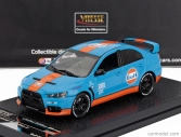 Vitesse Mitsubishi Lancer Evolution X Gulf Livery 2008 1:43 svetlo modrá oranžová