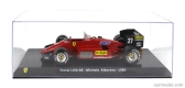 Edicola Ferrari F1 156-85 N 27 Sezóna 1985 Michele Alboreto - Con Vetrina - S vitrínou 1:24 červená čierna