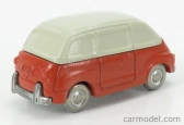 Officina-942 Fiat 600 Multipla 1956 1:76 Červená krémová