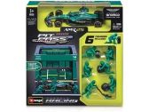 Bburago Aston Martin AMR25 (2025) 1:43 #14 Alonso (Pit Pass Set)