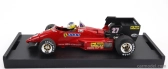Brumm Ferrari F1 126c4 N 27 Winner Belgium Gp 1984 Michele Alboreto - S figúrkou vodiča 1:43 Červená čierna