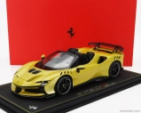 Bbr-models Ferrari Sf90 Xx Stradale Spider 2024 - Con Vetrina - With Showcase 1:18 Giallo Montecarlo - Žlutá S Černou