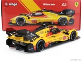 Bburago Ferrari 499p 3.0l Turbo V6 Team Af Corse N 83 24h Le Mans 2024 Robert Kubica – Robert Shwartzman – Yifei Ye 1:18 žltá červená