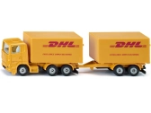 SIKU Blister - DHL kamión s prívesom