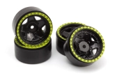 CL-5 Beadlock disky 1.2in (zelené/4 ks)