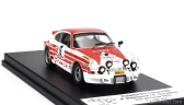 Trofeu Porsche 911 Carrera Rs Coupe (night Version) N 6 Rally Tour De Corse 1972 Bjorn Waldegaard - Hans Thorszelius 1:43 Bílá Červená