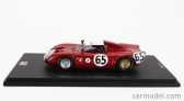 Spark-model Alfa romeo 33 Spider Team Autodelta N 65 12h Sebring 1967 A.de Adamich - T.zeccoli 1:43 Red
