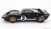 Shelby-collectibles Ford usa Gt40 Mkii 7.0l V8 Team Shelby American Inc. N 2 Víťaz 24h Le Mans 1966 B.mclaren - C.amon 1:18 Čierna strieborná