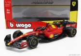 Bburago Ferrari F1  Sf-23 Team Scuderia Ferrari N 55 Pole Position 3rd Monza Italy Gp 2023 Carlos Sainz 1:18 Červená Černá Žlutá