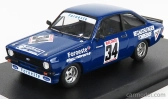 Trofeu Ford england Escort Mkii N 34 Rally Vila Do Conde 1980 A.carreira 1:43 Modrá
