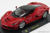Edicola Ferrari Laferrari 2013 - Con Vetrina - With Showcase 1:24 Červená Černá