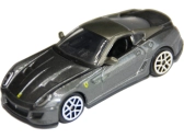 Bburago Ferrari 599 GTO 1:64 sivá metalíza