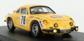 Trofeu Renault A110 Alpine N 78 Rally Criterium Des Cevennes 1969 B.wollek - M.grandrive 1:43 Žlutá