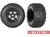 Traxxas kolo, disk Funco Replica černý, pneu Sledgehammer (2) (Belted)