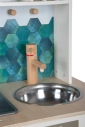 malá noha Drevená kuchyňa Chutná biela